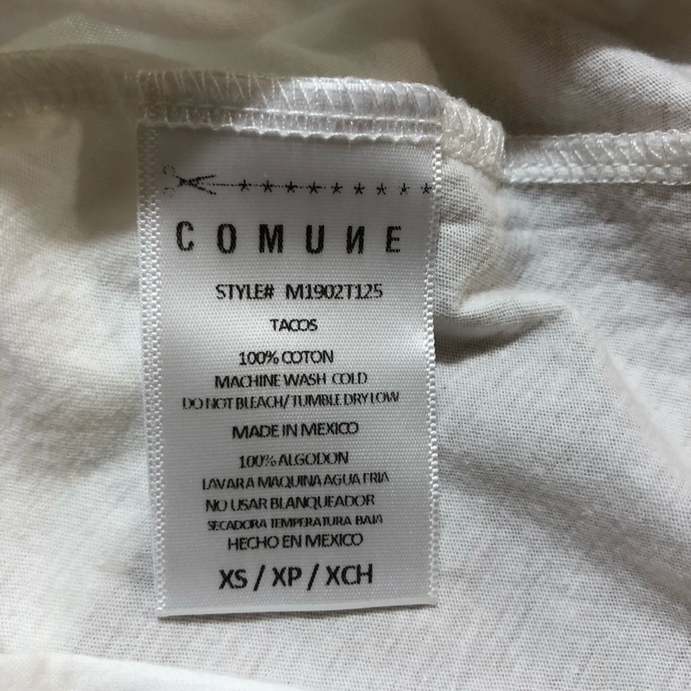 Comune “Always Room For Tacos” Racerback Top XS - Picture 10 of 11
